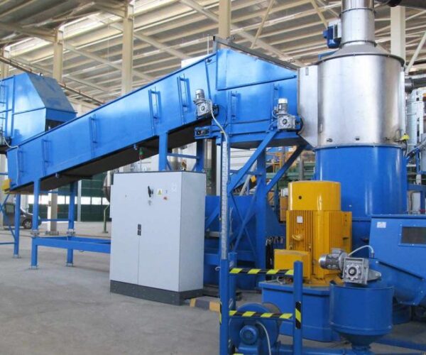 Impianto di densificazione con nastri per plastica - Impianti Costarelli Impianto di densificazione con nastri per plastica - Impianti Costarelli